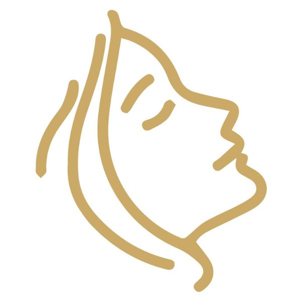 Into Balance Therapies - Pain and Conditions - Image is outline of womans face in gold